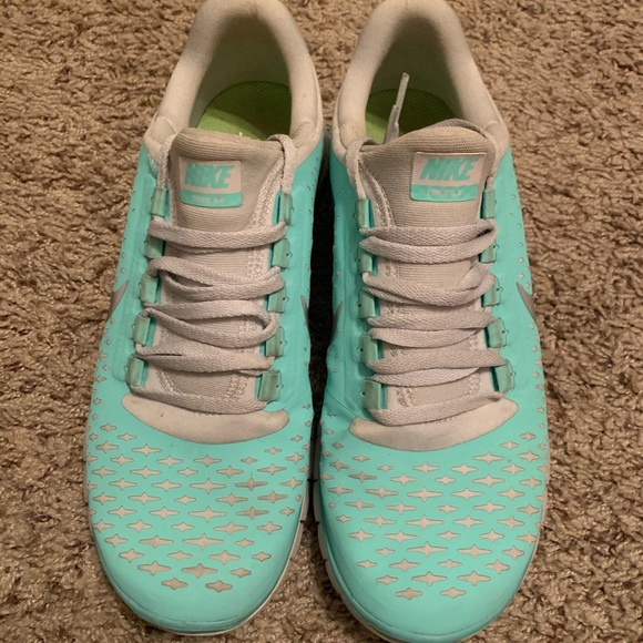 mint color shoes